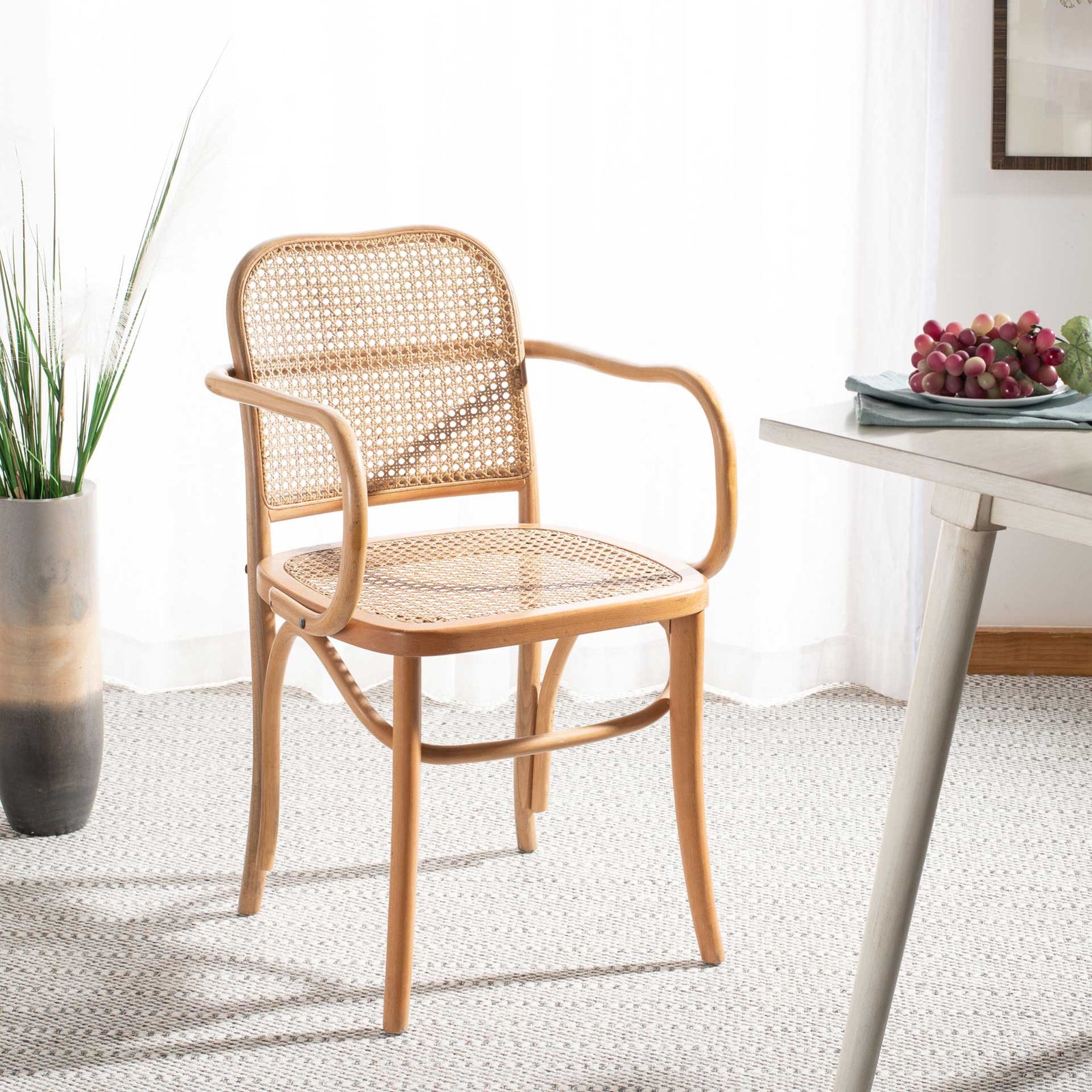Keanu Cane Dining Chair Natural