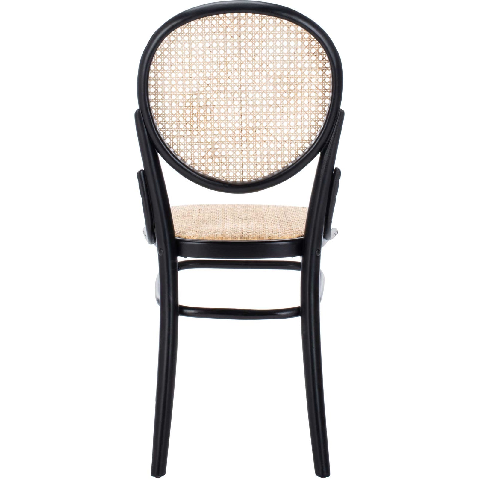 Sonia Cane Dining Chair Black/Natural (Set of 2)