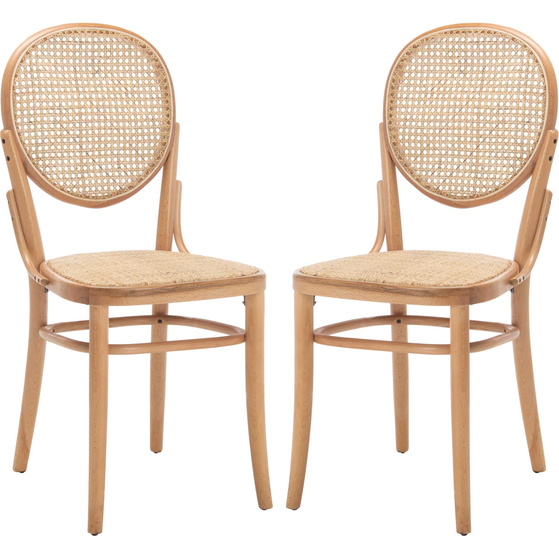 Sonia Cane Dining Chair Natural (Set of 2)