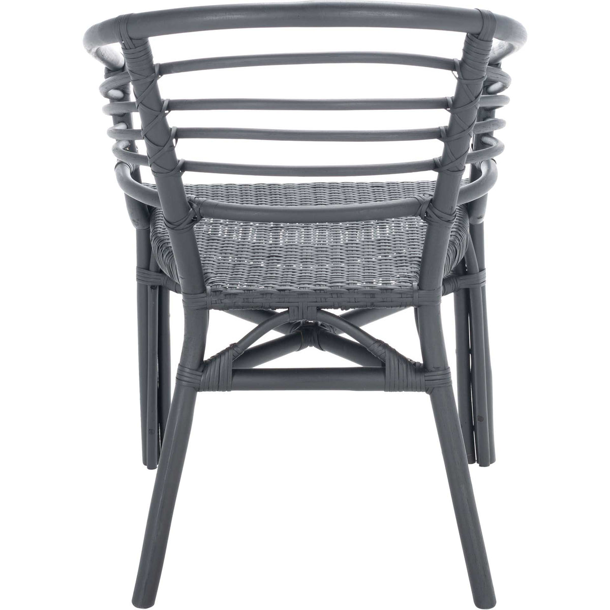 Elisio Rattan Dining Chair Black (Set of 2)