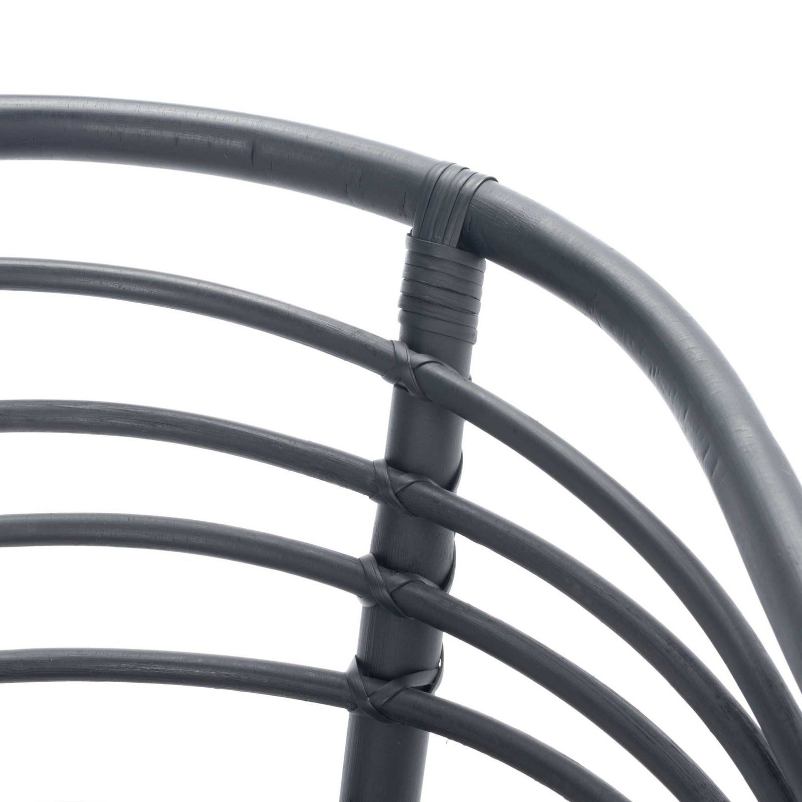 Elisio Rattan Dining Chair Black (Set of 2)