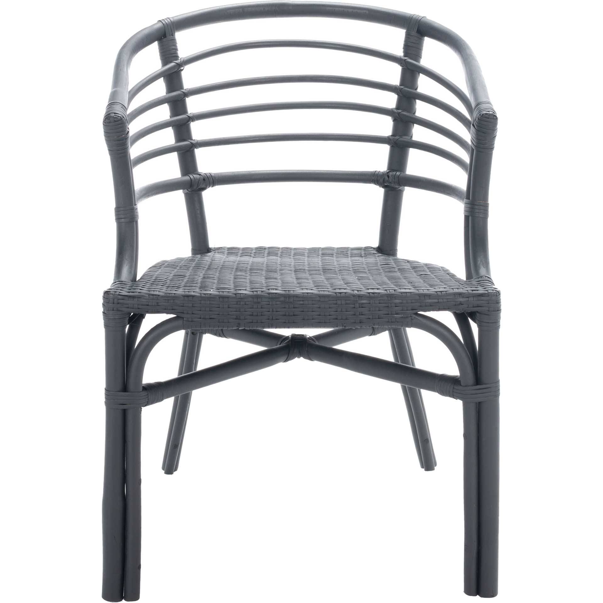 Elisio Rattan Dining Chair Black (Set of 2)