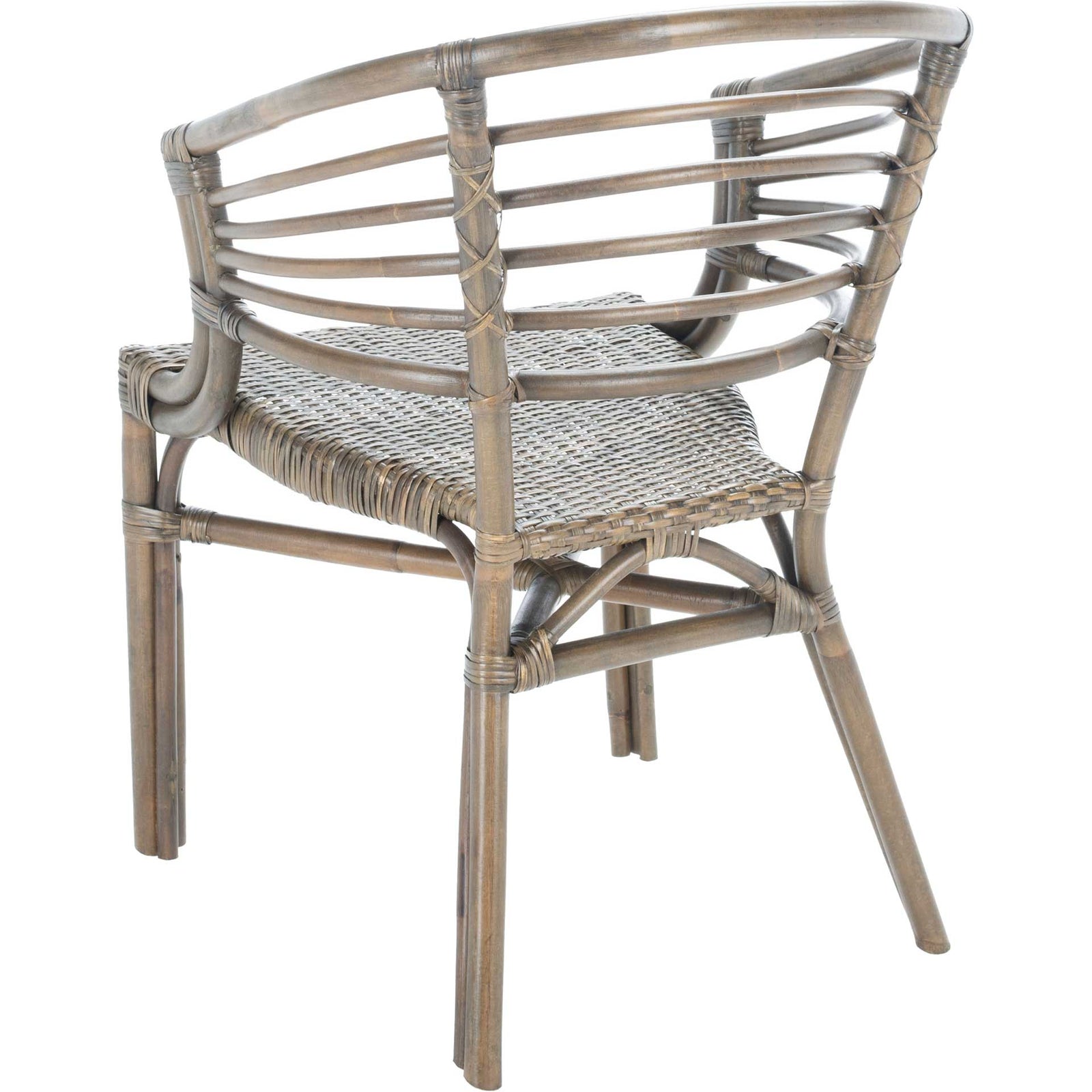Elisio Rattan Dining Chair Walnut (Set of 2)
