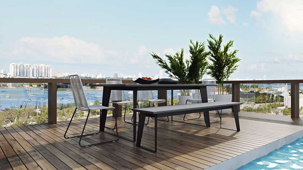 Amsterdam Dining Table Concrete