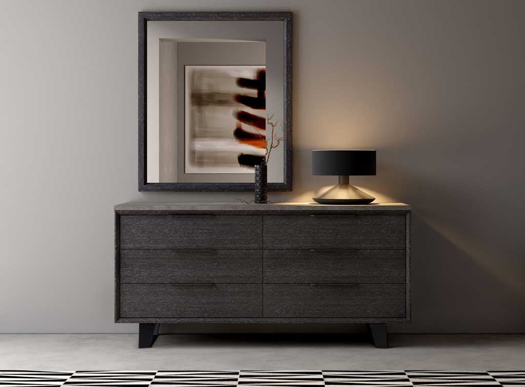 Amsterdam Dresser Concrete/Gray Oak