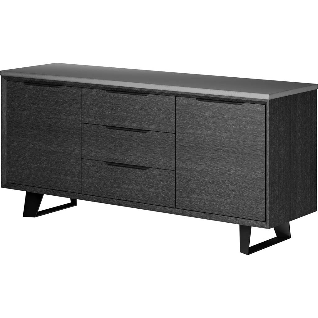 Amsterdam Sideboard Concrete/Gray Oak
