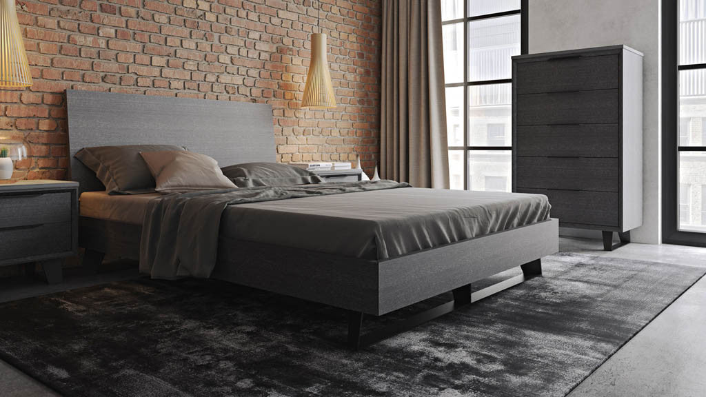 Amsterdam Bed Gray Oak