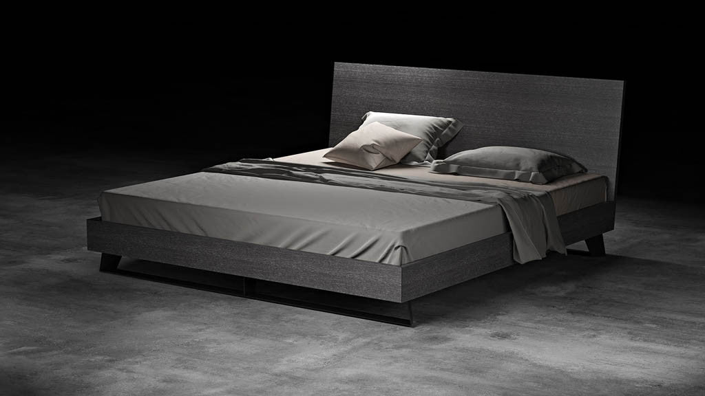 Amsterdam Bed Gray Oak