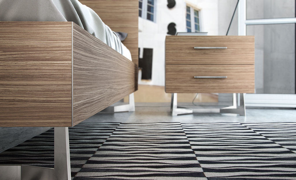 Broome Bed Latte Walnut