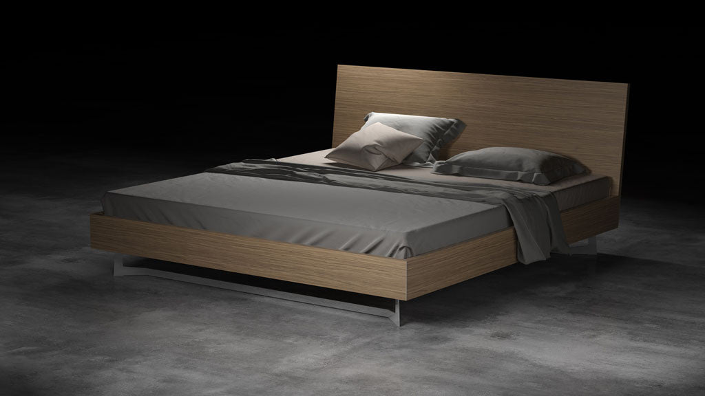 Broome Bed Latte Walnut