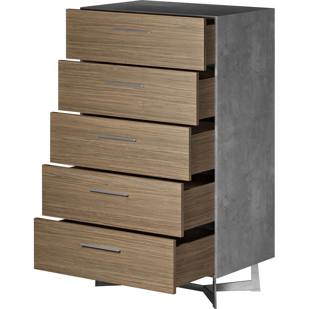 Broome Tall Dresser Latte Walnut