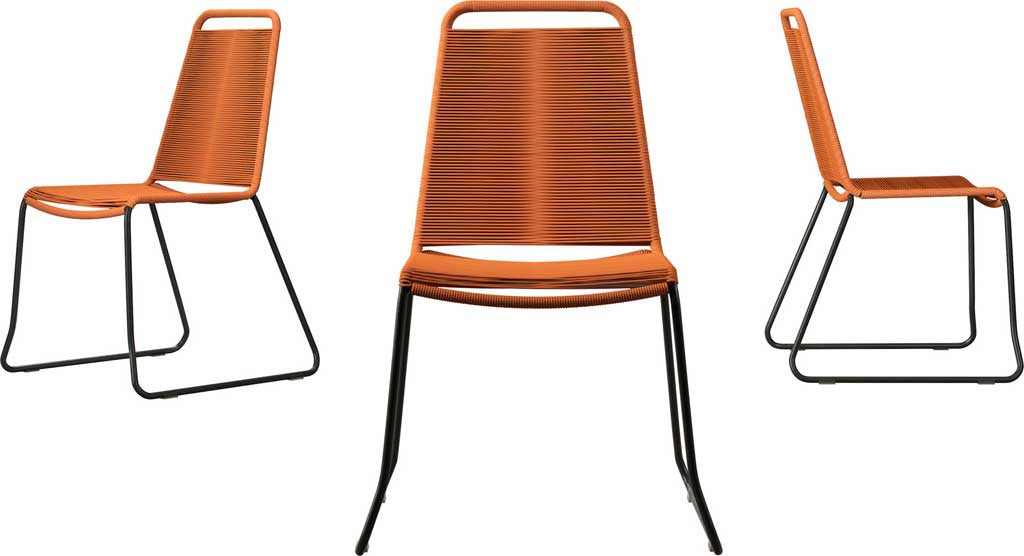 Barclay Side Chair Orange (Set of 2)