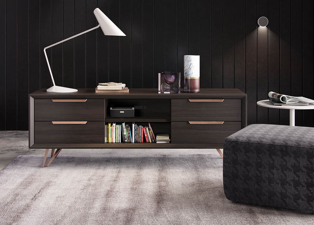 Grand Media Cabinet Espresso