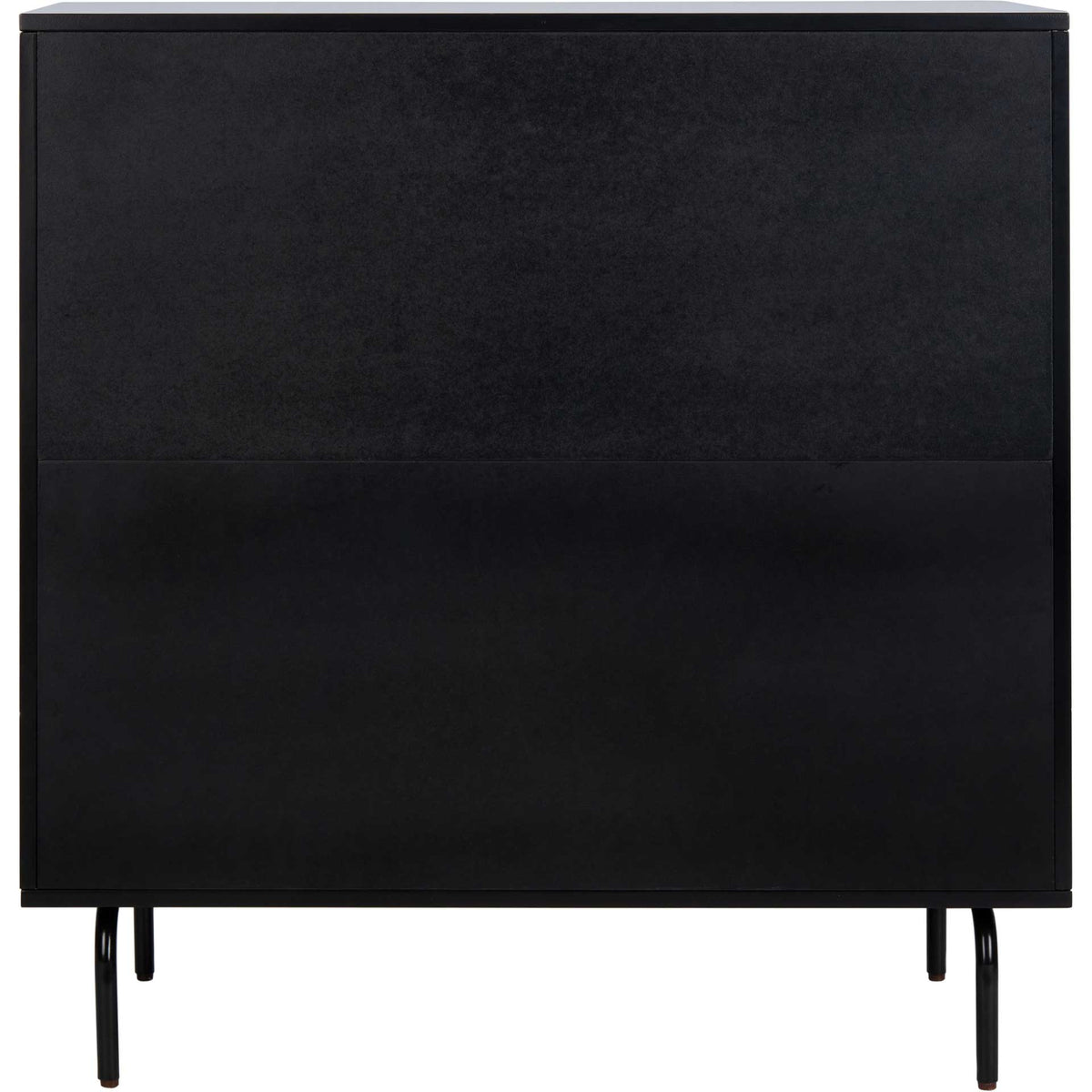 Gemma 3 Drawer Dresser Walnut/Black