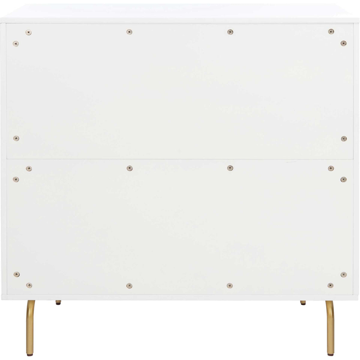 Gemma 3 Drawer Dresser White/White Washed
