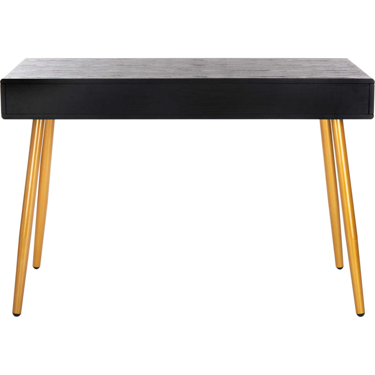 Joe 1 Drawer 1 Shelf Desk Black/Gold