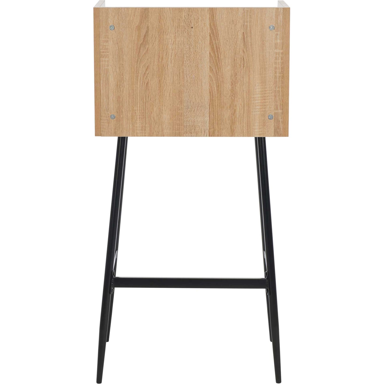 Xavier Modern Secretary Desk Natural/Black