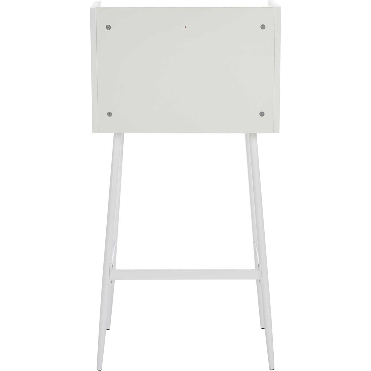 Xavier Modern Secretary Desk White/White
