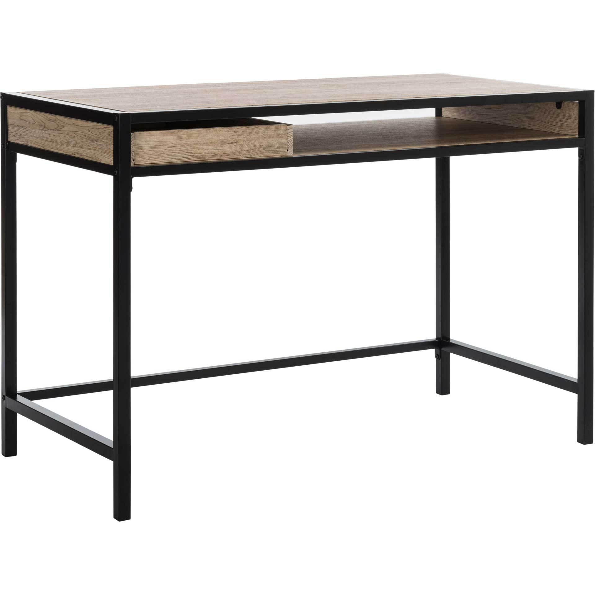 Aleena 1 Shelf Desk With Drawer