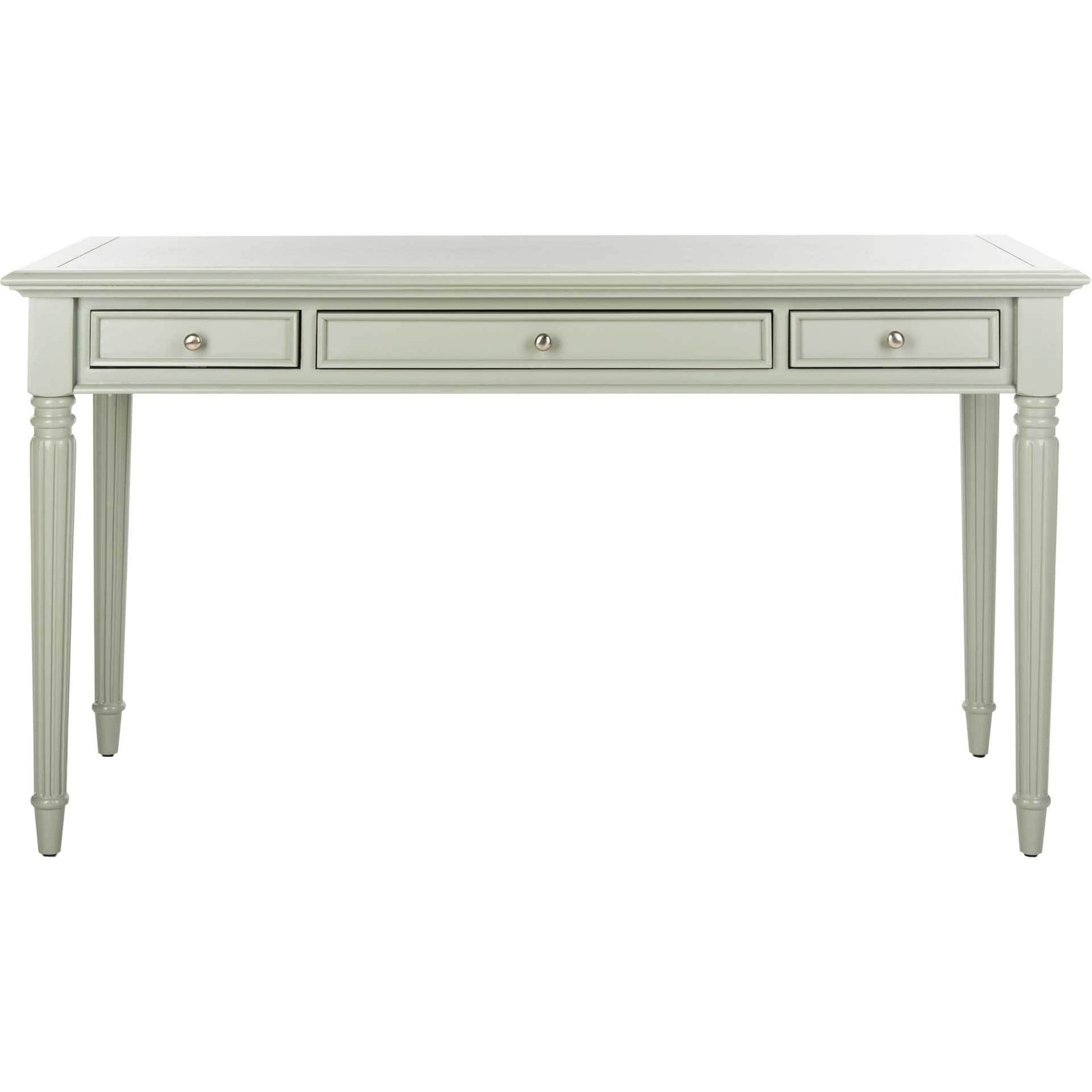 Cohen 3 Drawer Desk Gray
