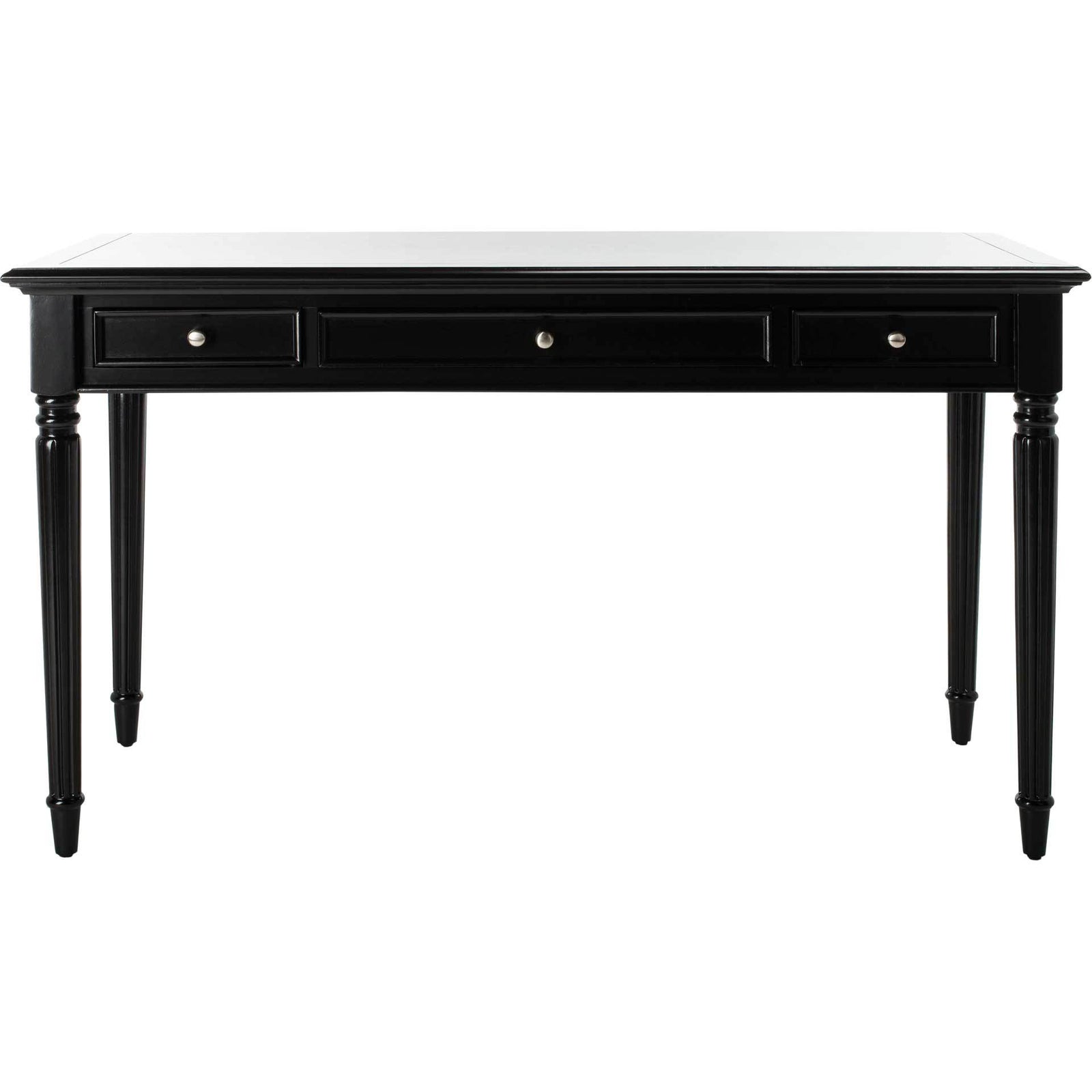 Cohen 3 Drawer Desk Black