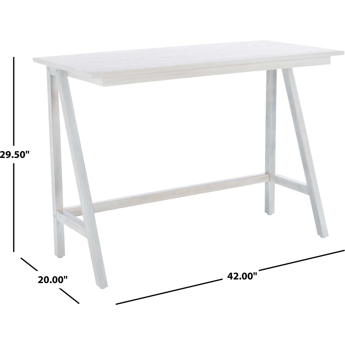 Remy Desk White Wash