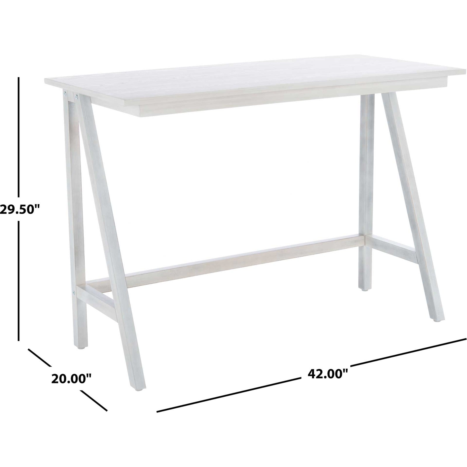 Remy Desk White Wash