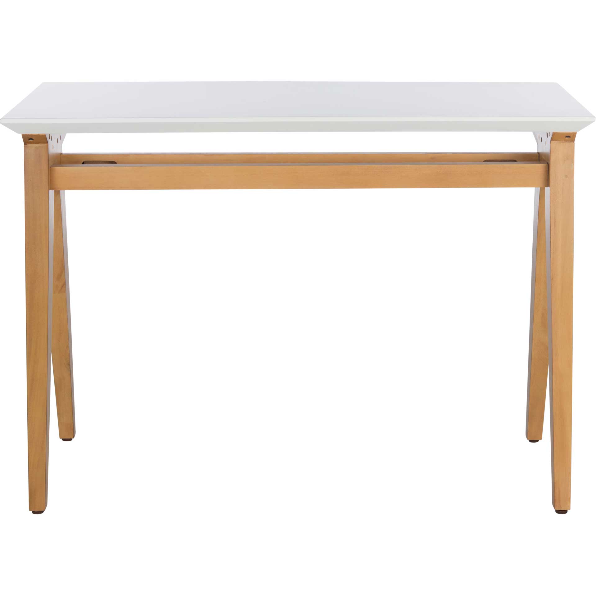Rehnuma Desk Oak/White