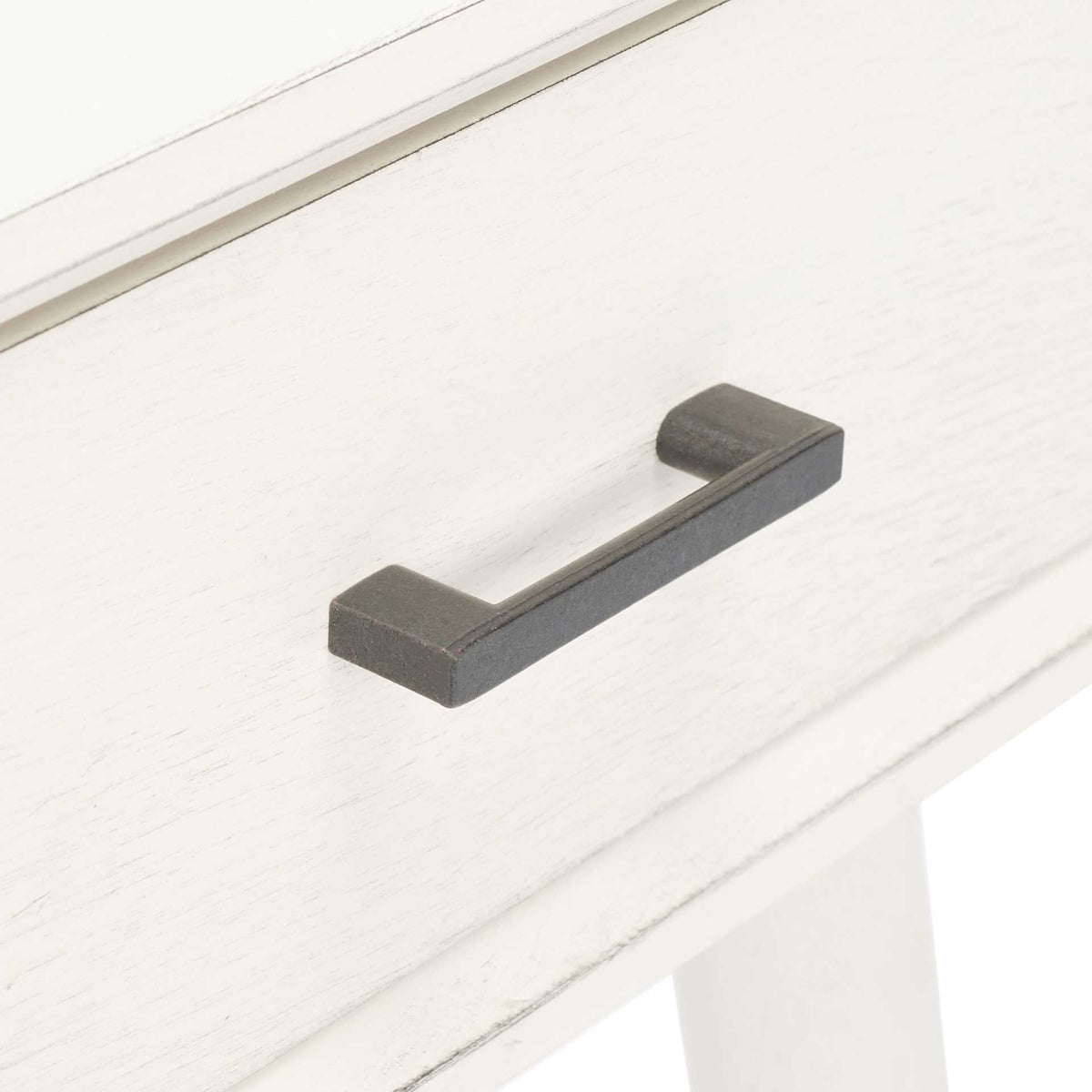 Remma 1 Drawer Writing Desk Distressed White