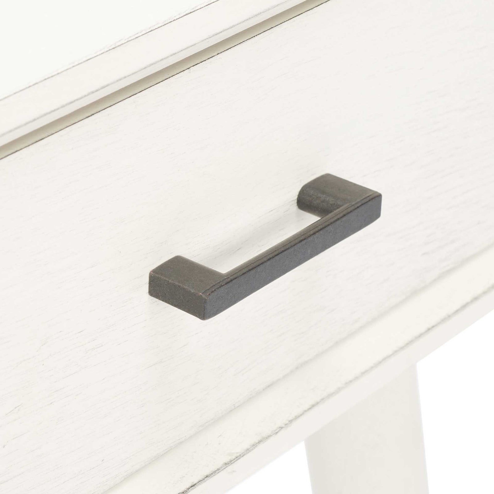 Remma 1 Drawer Writing Desk Distressed White