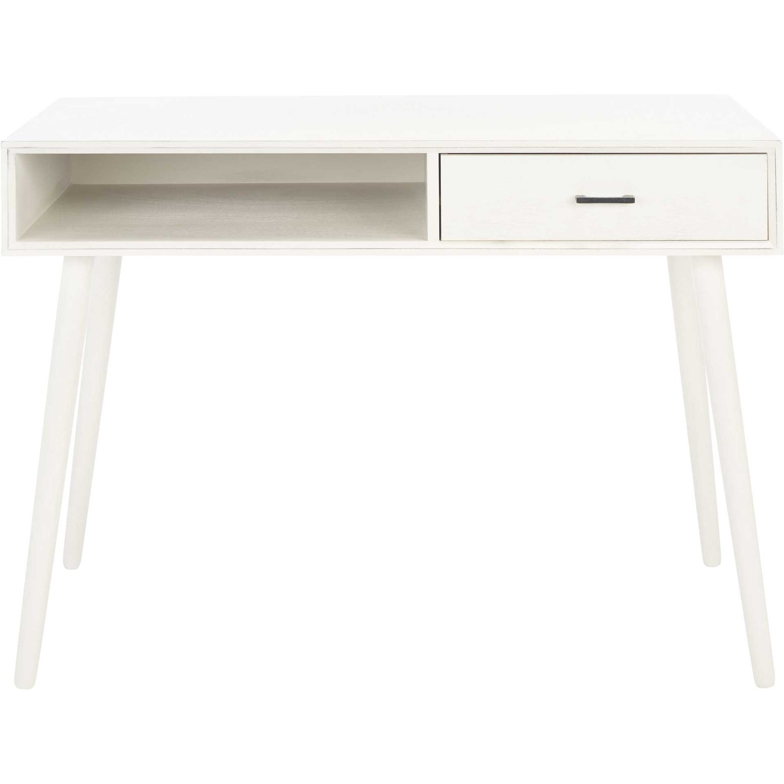 Remma 1 Drawer Writing Desk Distressed White