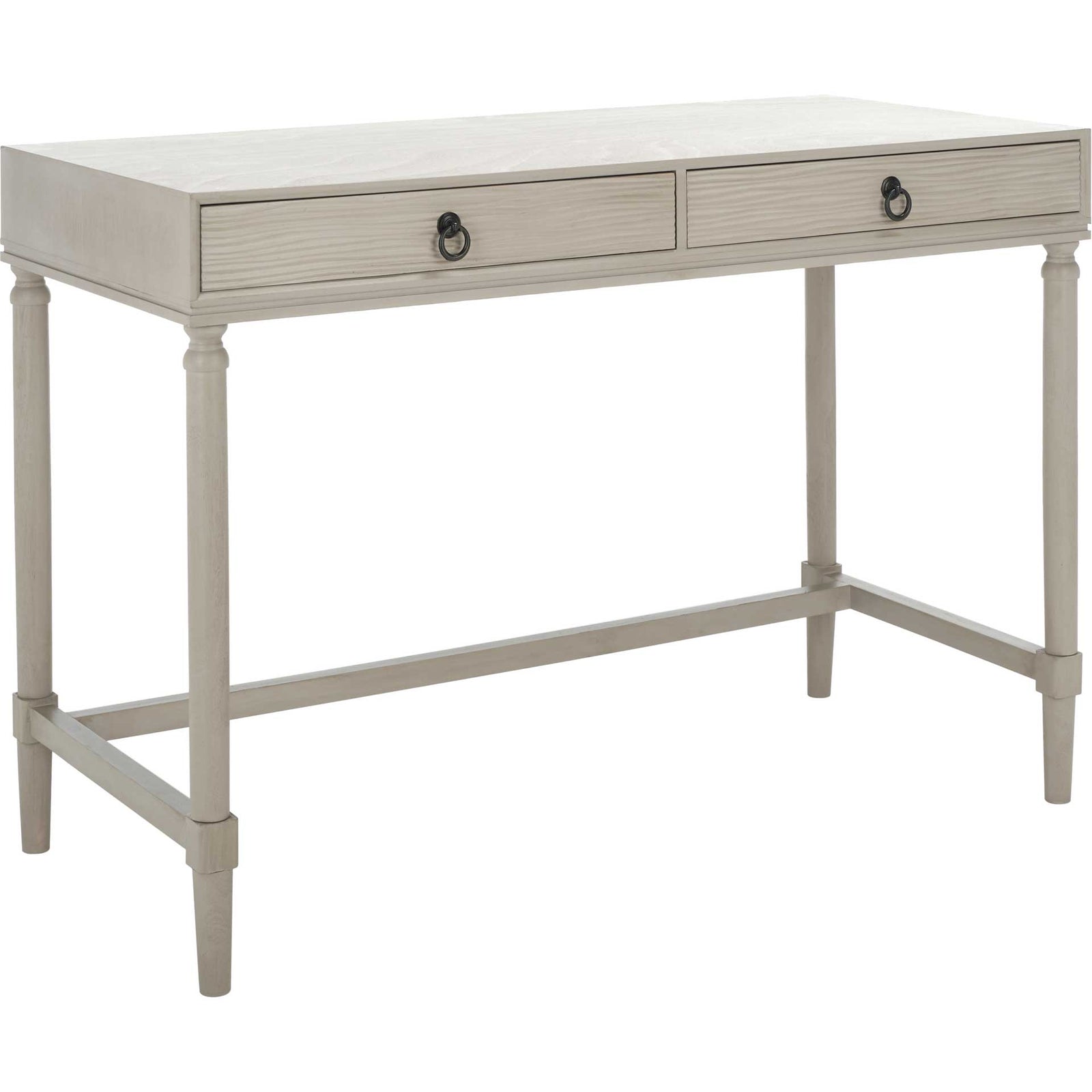 Rhett 2 Drawer Desk Taupe