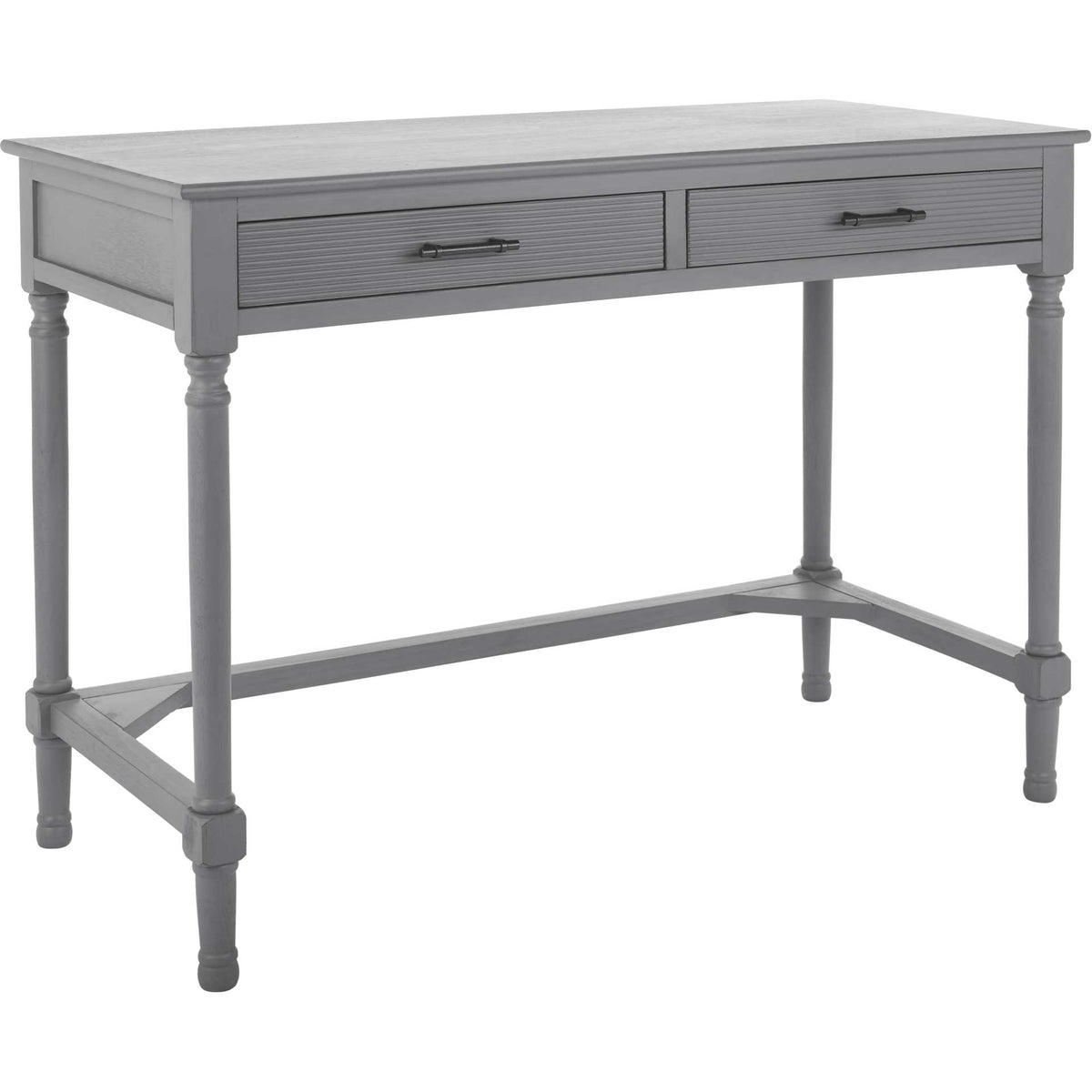 Lani 2 Drawer Desk Distressed Gray
