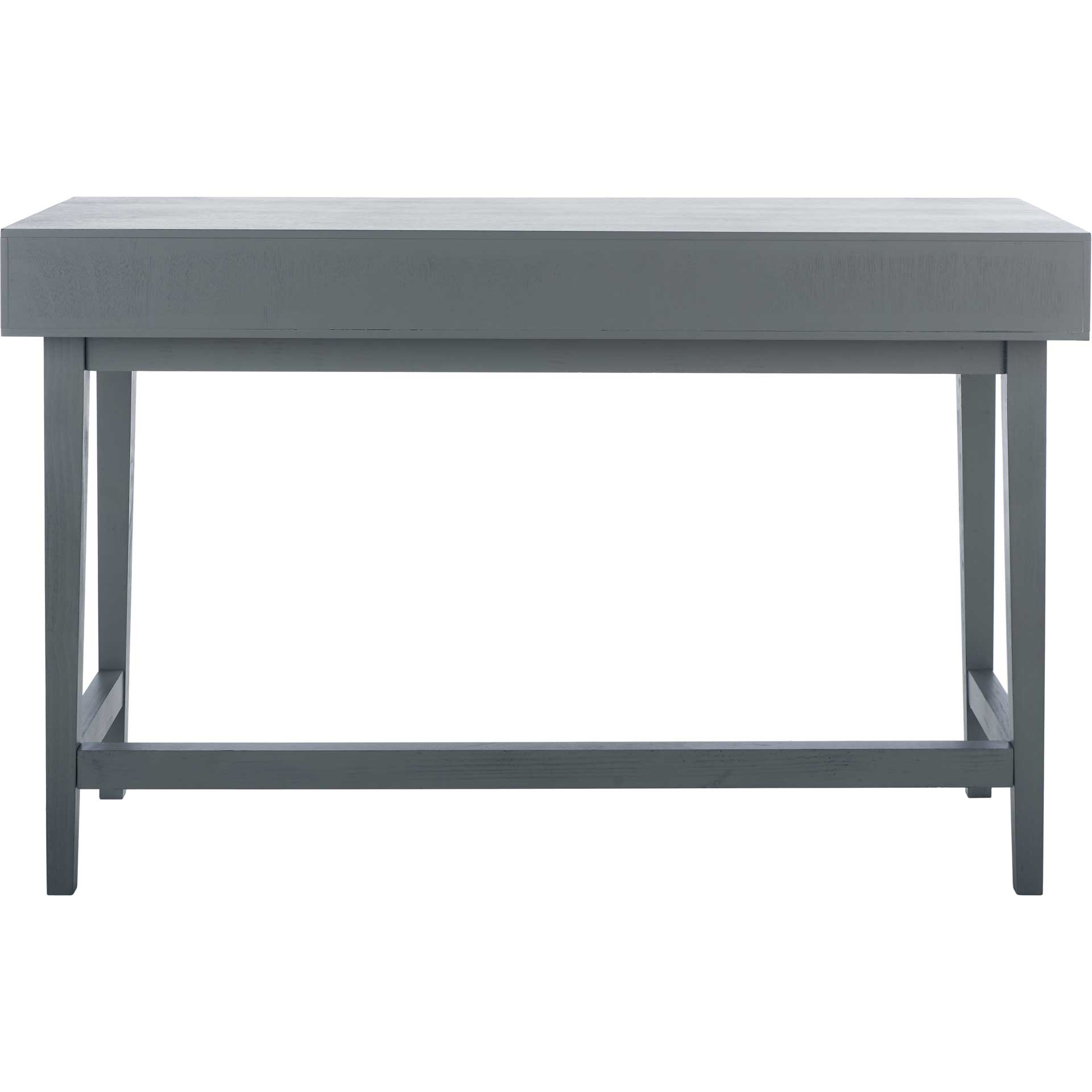 Harkin 3 Drawer Desk Distressed Gray