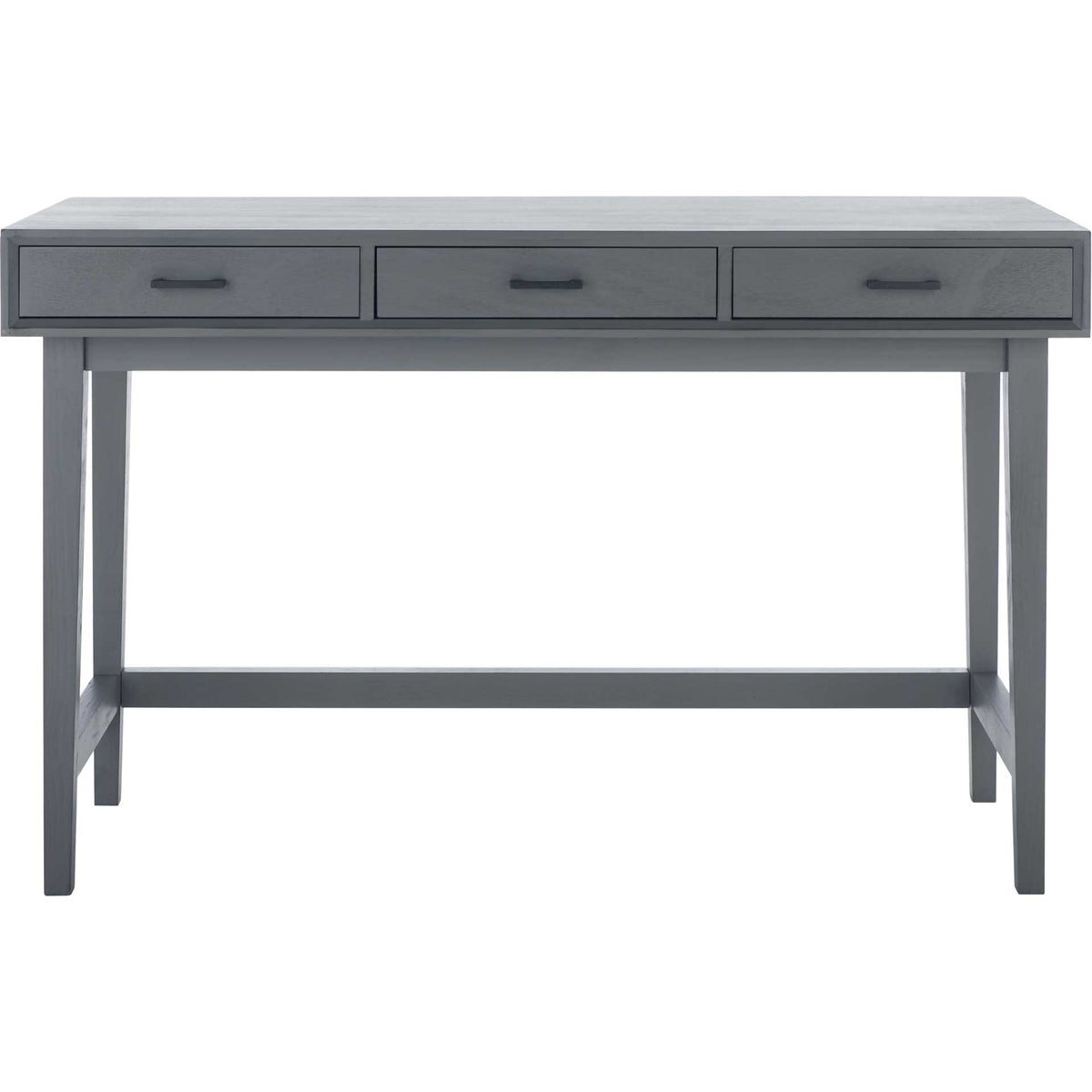 Harkin 3 Drawer Desk Distressed Gray