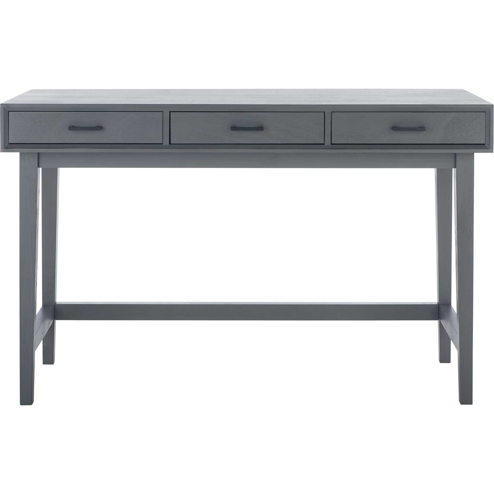 Harkin 3 Drawer Desk Distressed Gray