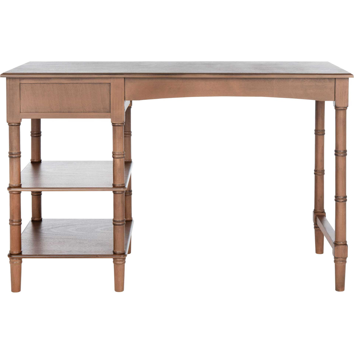 Hermina 1 Drawer 2 Shelf Desk Brown