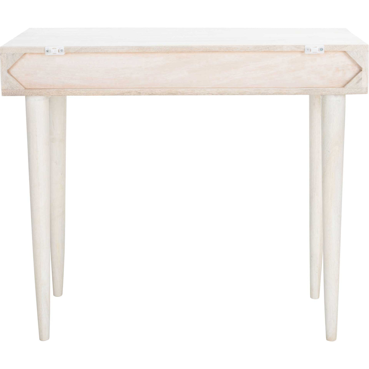 Zion Desk White Wash/Brass