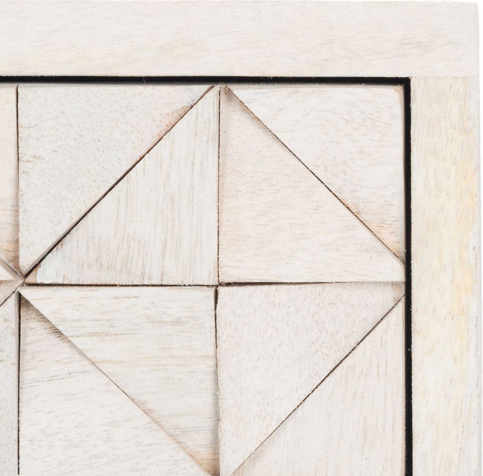 Zion Desk White Wash/Brass