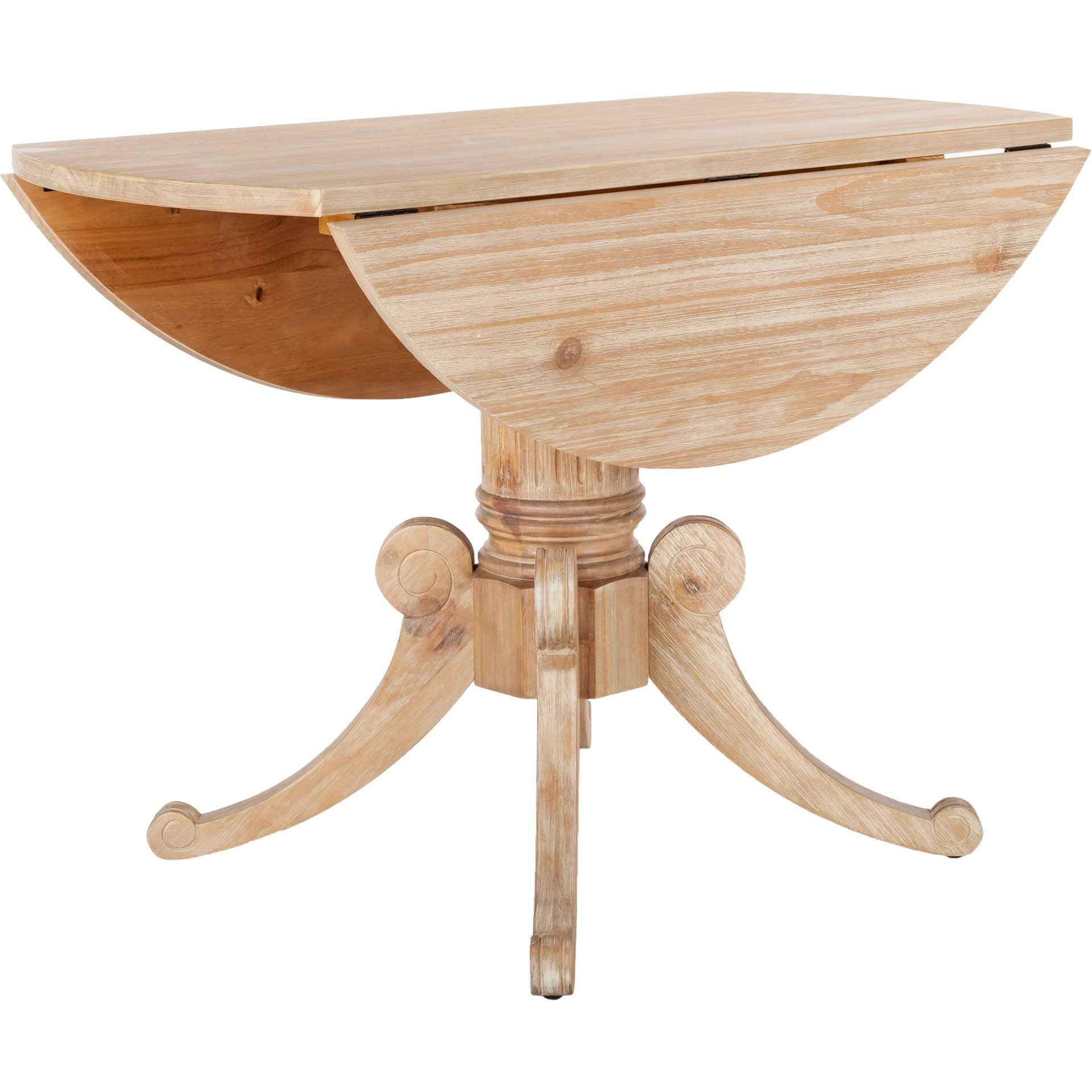 Ford Drop Leaf Dining Table Rustic Natural
