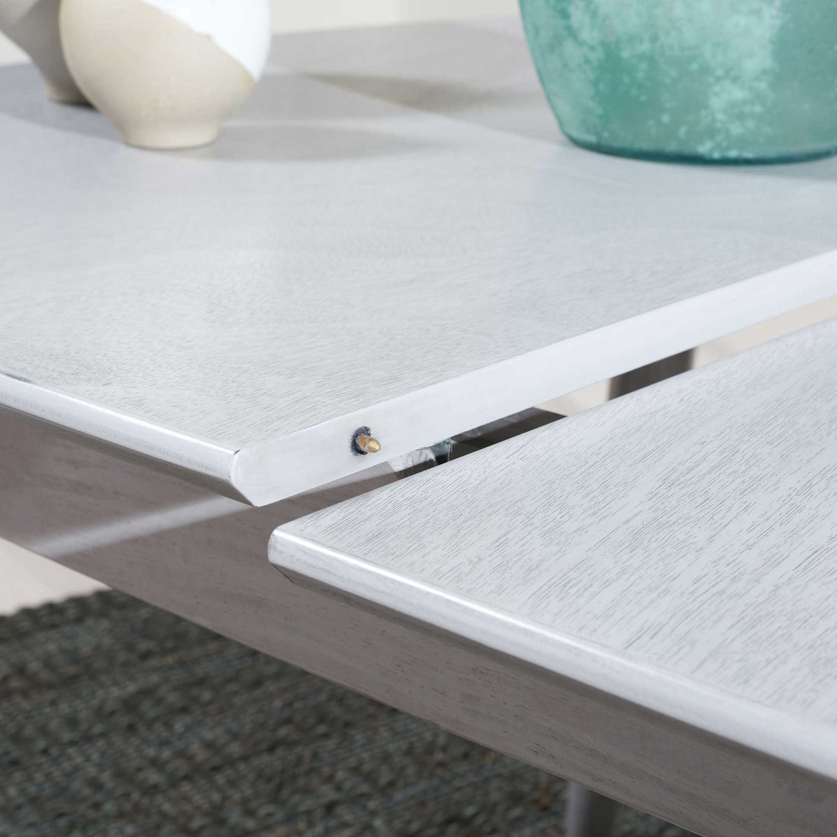 Kylie Auto Mechanism Extension Dining Table Dark Gray