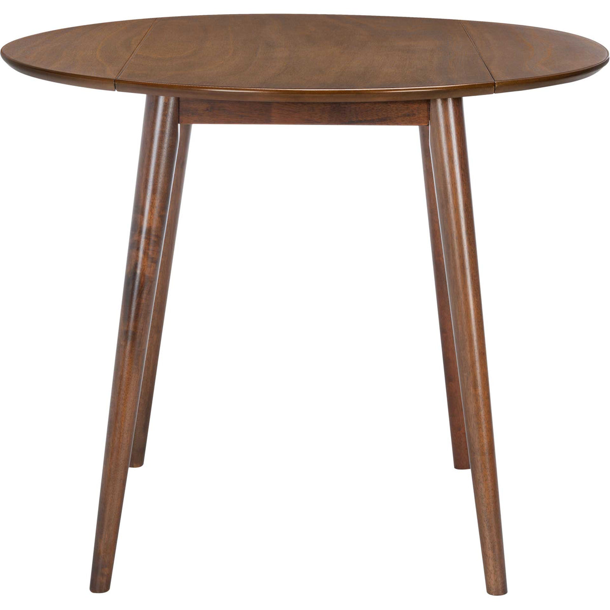 Loni Folding Round Dining Table Walnut