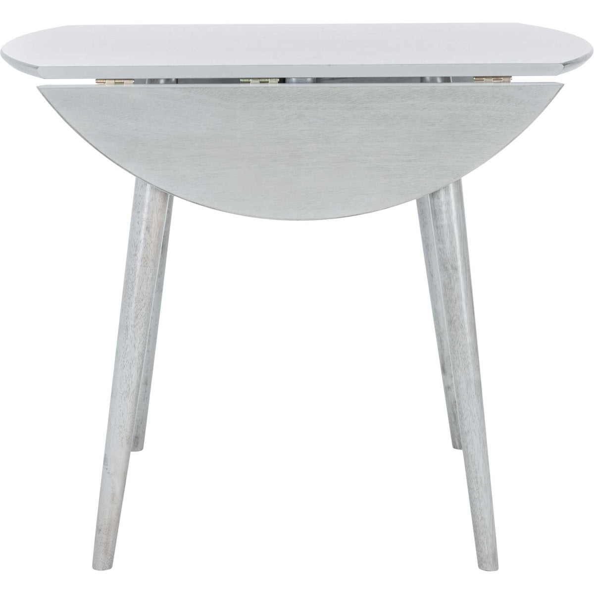 Loni Folding Round Dining Table Dark Gray