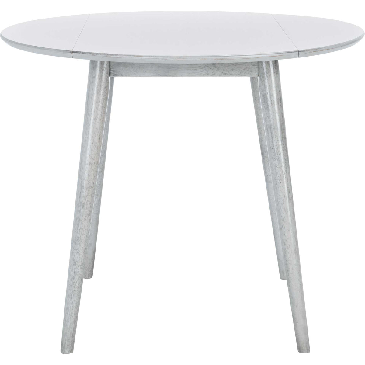 Loni Folding Round Dining Table Dark Gray