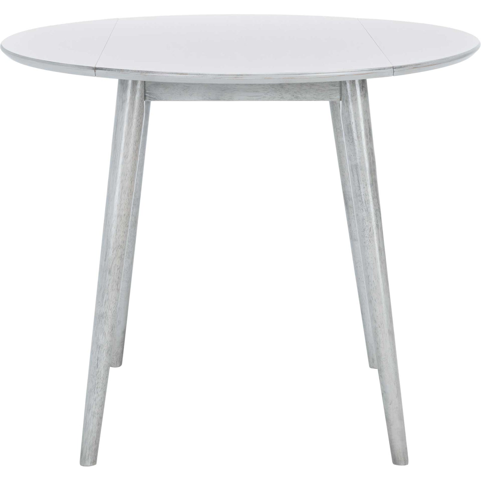 Loni Folding Round Dining Table Dark Gray