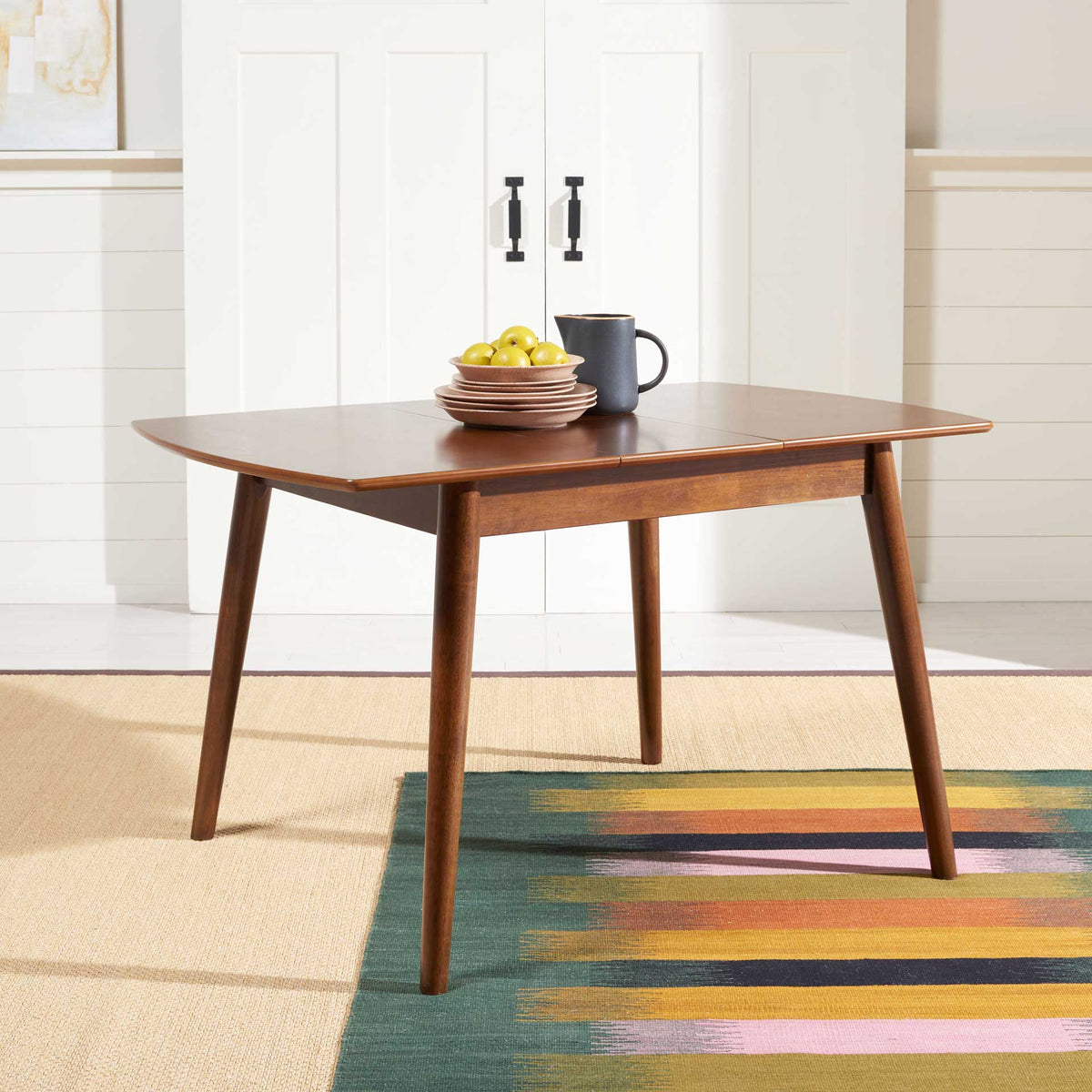 Vasco Manual Extension Dining Table Walnut