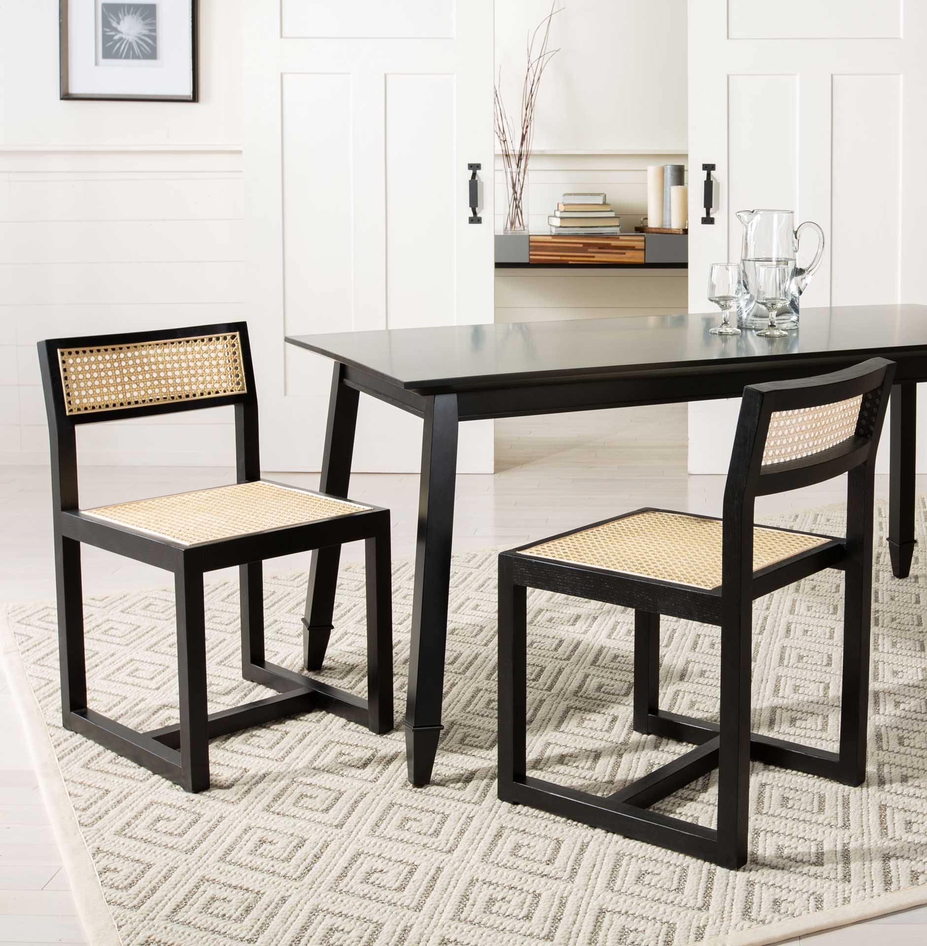 Brandon Rectangle Dining Table Black