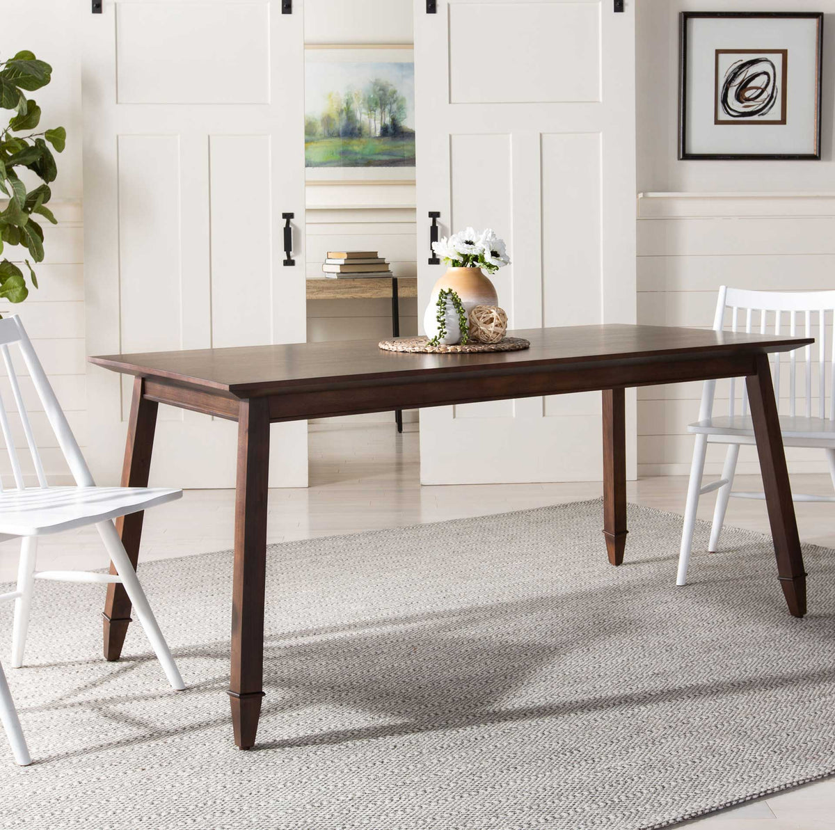 Brandon Rectangle Dining Table Walnut