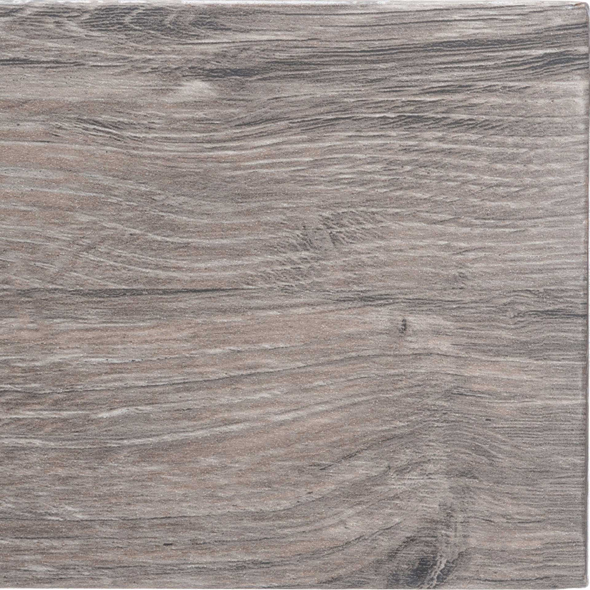 Alan Wood Top Dining Table Gray Oak/Black