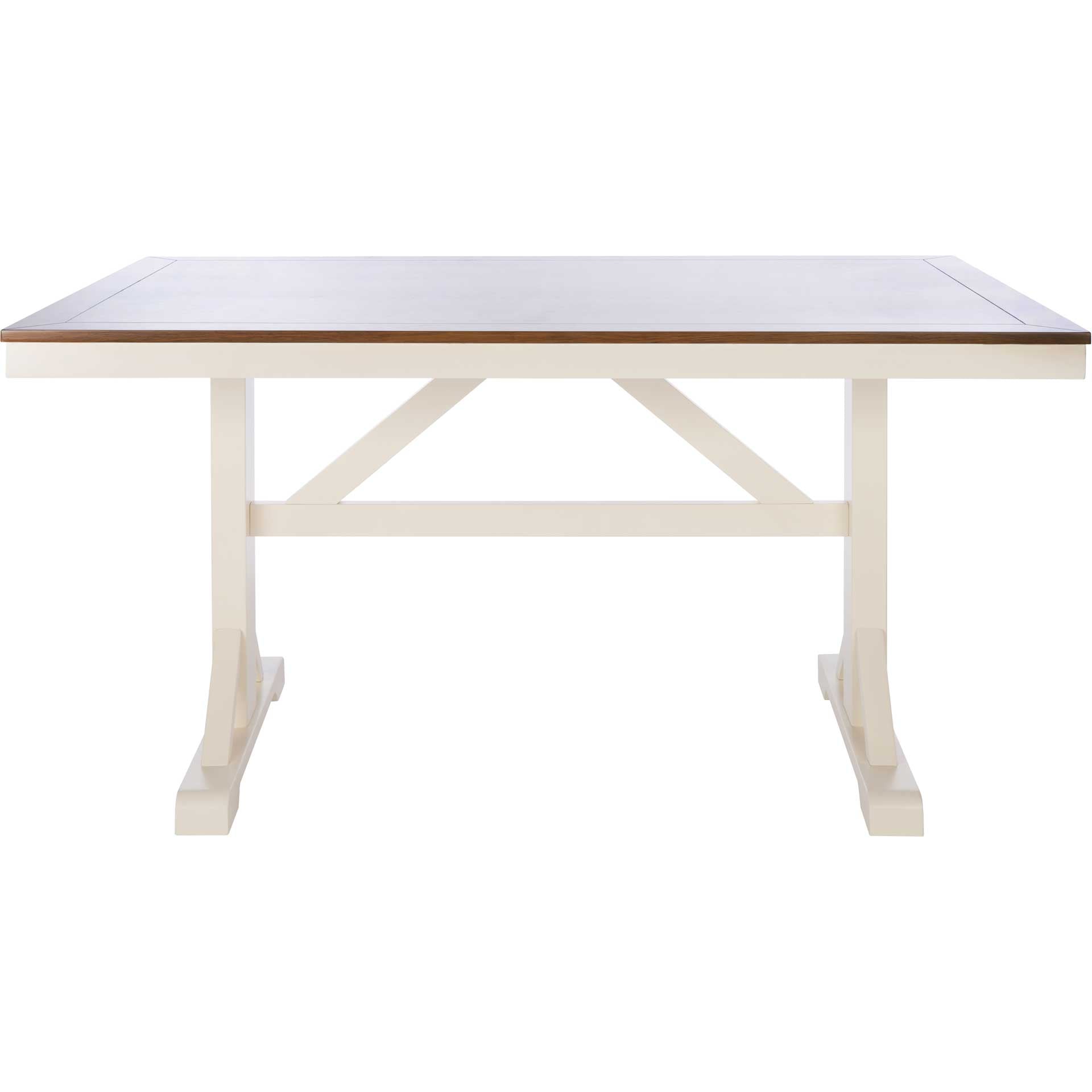 Akito Rectangle Dining Table White/Natural